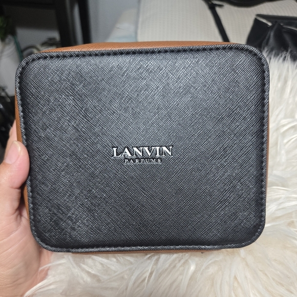 LANVIN for TURKISH AIRLINES first class amenity bag kit zipper travel case - Picture 1 of 11